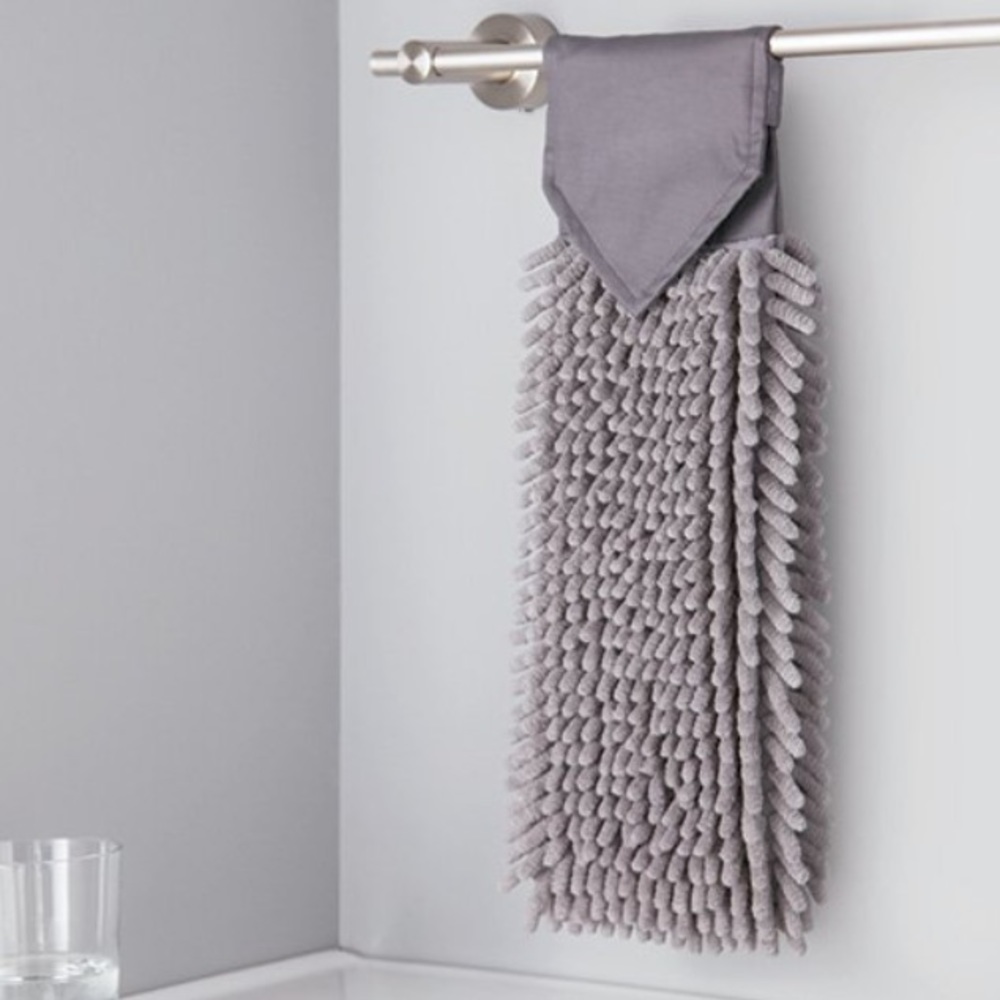 Chenille hand towel antibacterial microfiber